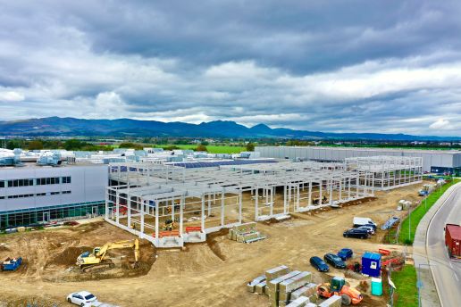 Výstavba priemyselnej haly DELTA